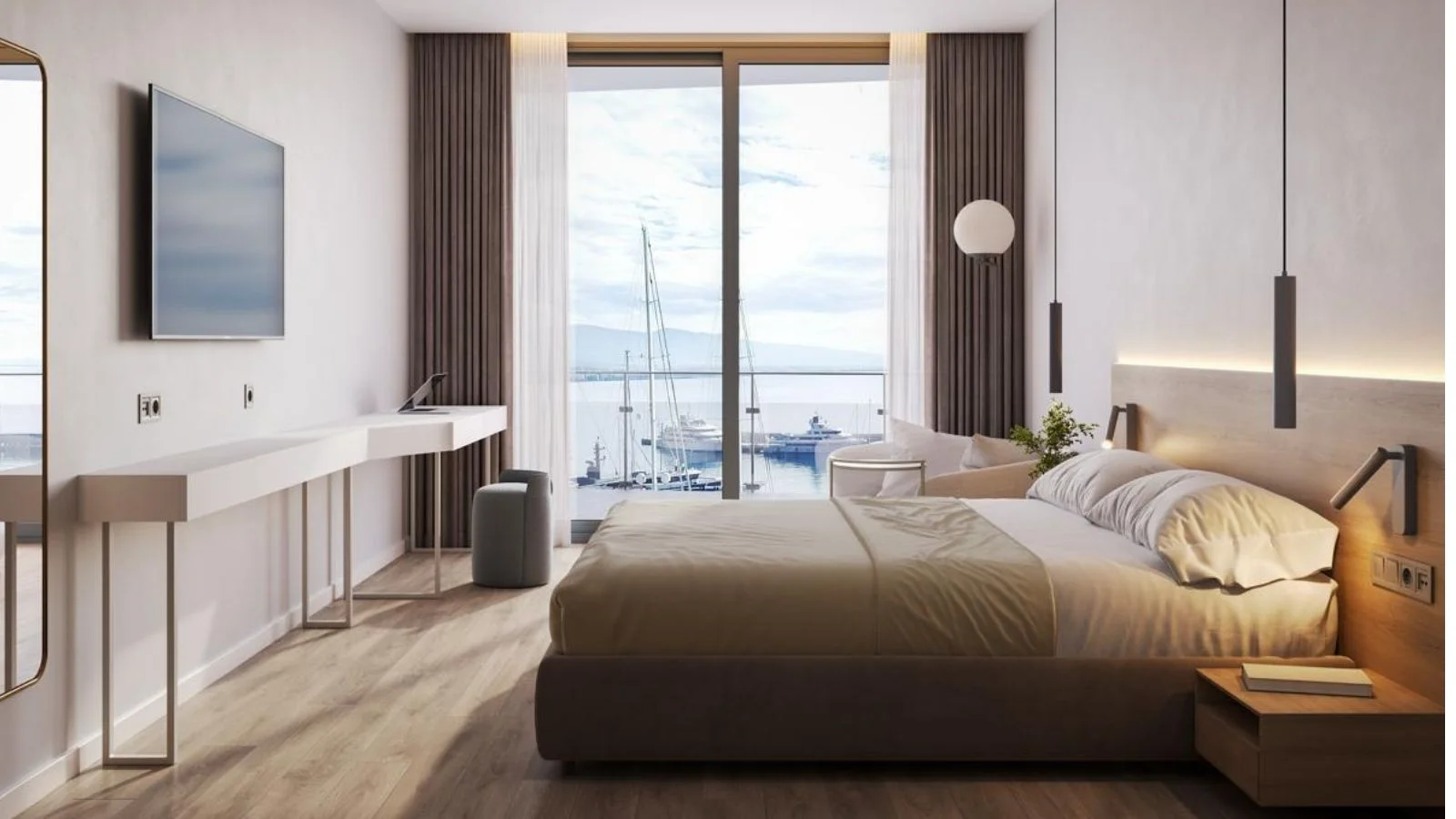 standard sea view room wyndham piraeus accomodation