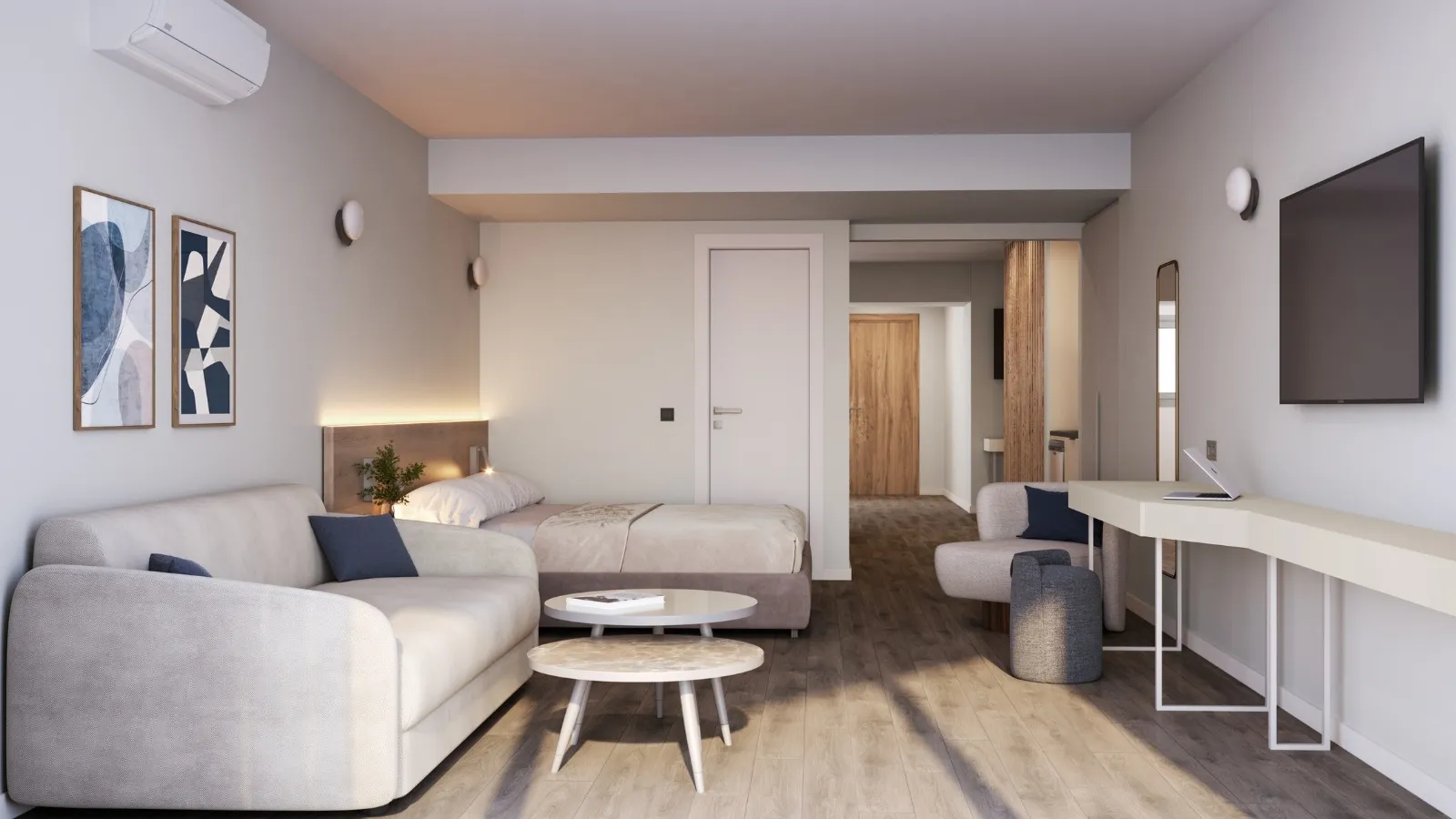 two bedroom superior apartment wyndham piraeus 4